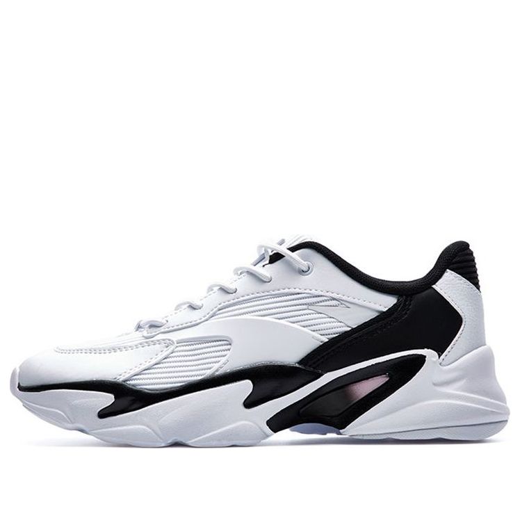 (WMNS) ANTA Leisure Dad Shoes 'White Black' 12818852-6