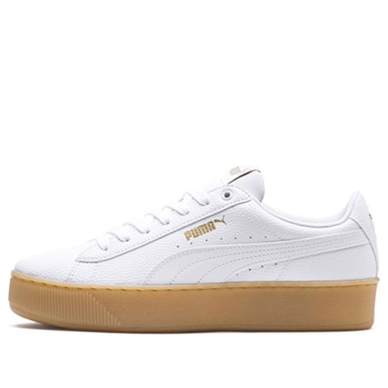 (WMNS) PUMA Vikky Platform 'White Gum' 366805-01