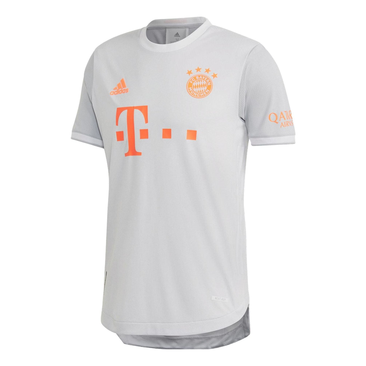 adidas FC Bayern Away Jersey 20/21 Official 'White Orange' FR4021