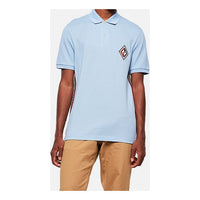 Gucci Embroidered Logo Patch Short Sleeve polo Light Blue 564651-XJAYM-4597
