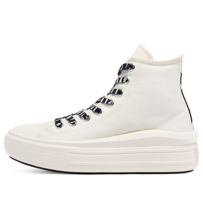 (WMNS) Converse Chuck Taylor All Star Move High 'Archive Print Egret' 570974C