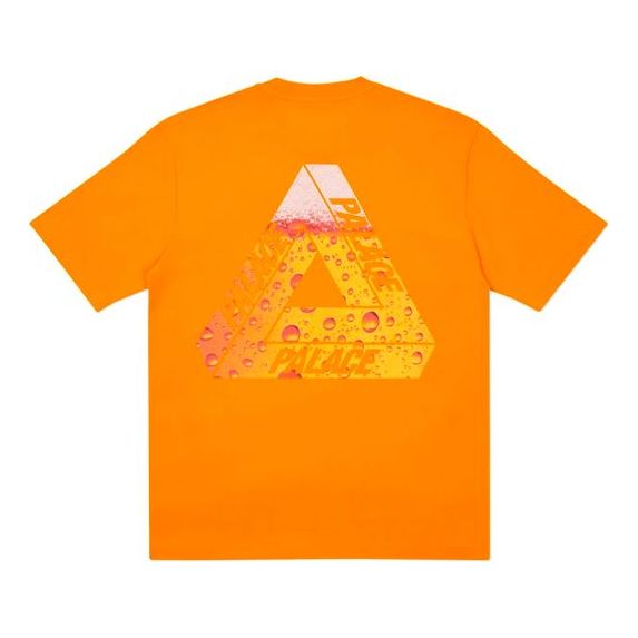 PALACE Printing Unisex Orange T-Shirt P19TS222