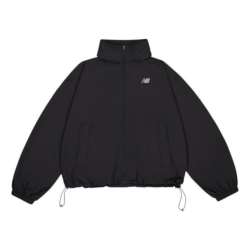 (WMNS) New Balance Athletics Packable Jacket 'Black' WJ41553-BK