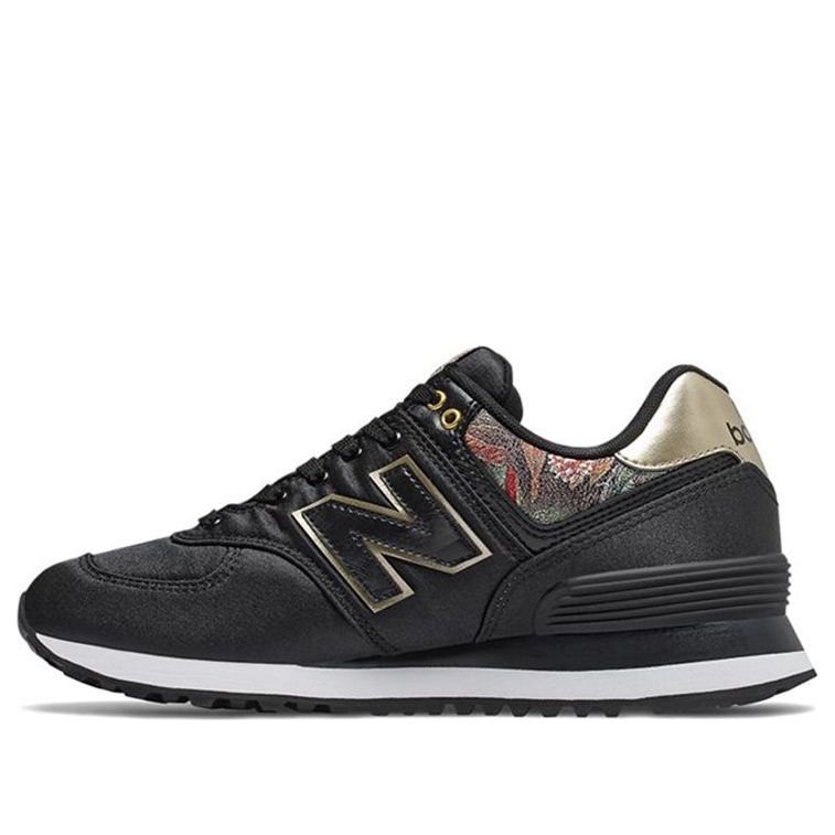 (WMNS) New Balance 574 Series Gold 'Black Gold White' WL574SNC