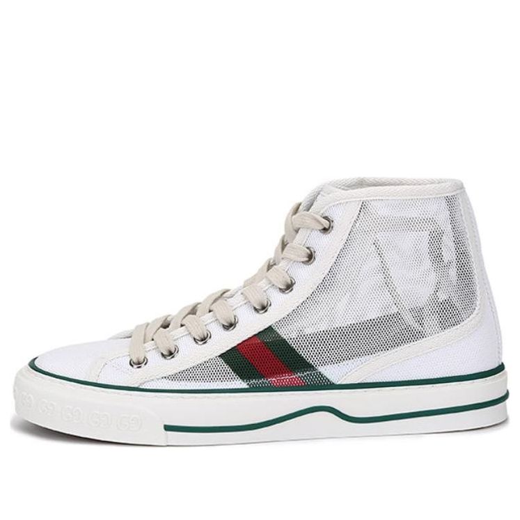 (WMNS) Gucci Tennis 1977 High Top Sneakers 'Mesh White' 663579-2WB10-9070