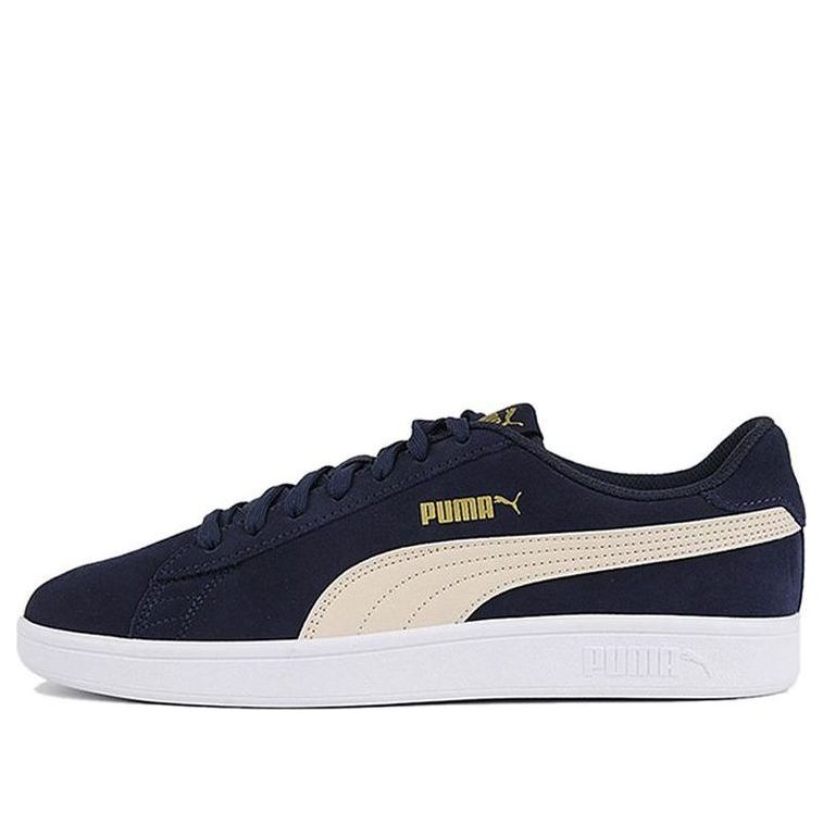 PUMA Smash V2 Retro Casual Skateboarding Shoes Unisex Deep Blue 364989-37