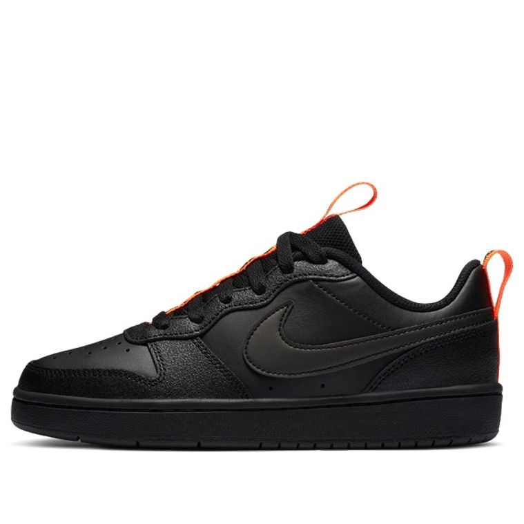 (GS) Nike Court Borough Low 2 SE 'Black Orange' CT3964-001