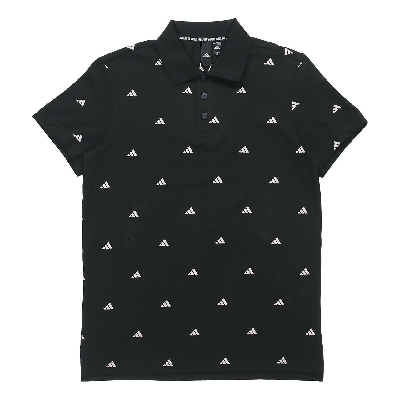 adidas Sports Short-sleeve POLO Shirt Men BlackWhite FT2802