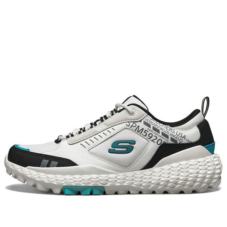 Skechers Monster Low-Top White/Black/Green 51715-WBK