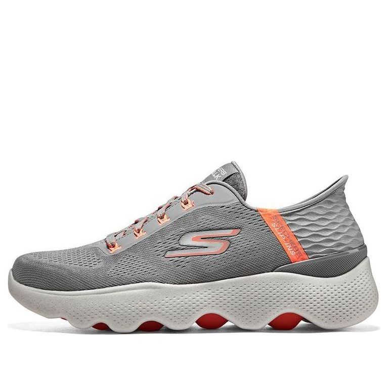 Skechers Go Walk Massage Fit 'Grey Orange' 216410-GYOR