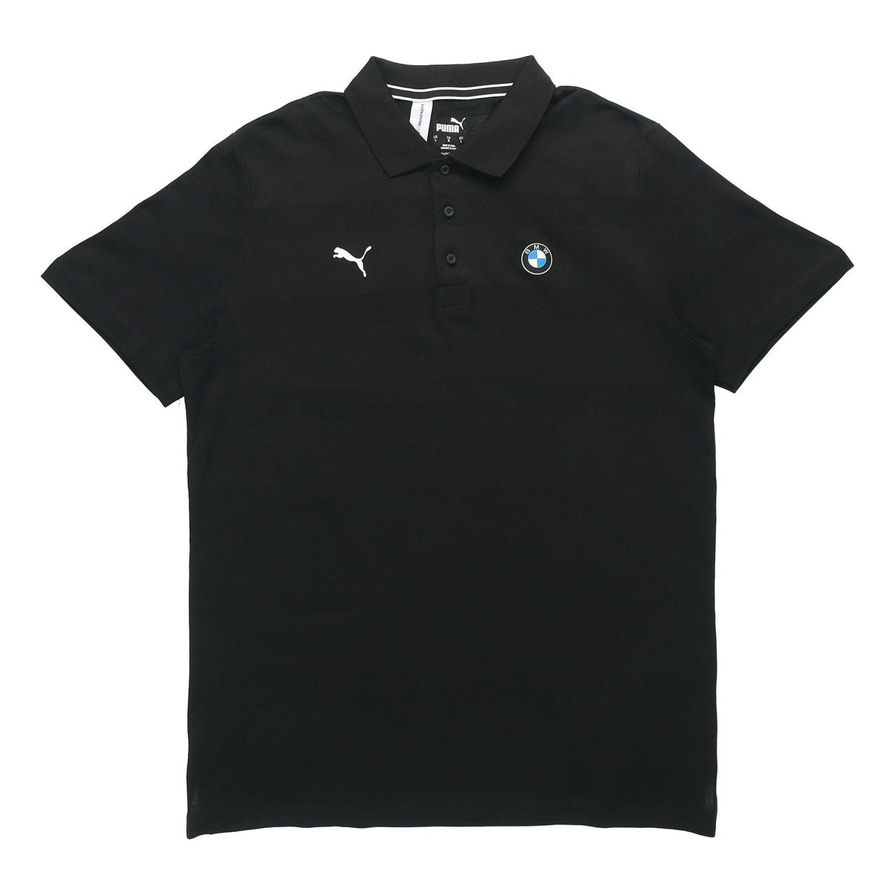 PUMA x BMW Motorsport Striped Polo Shirt 'Black White' 598005-01