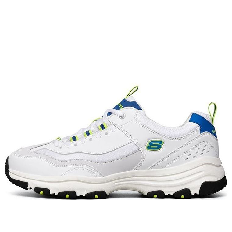 Skechers D'Lites I-Conik Low-Top Running Shoes White/Blue 8790091-WBLU
