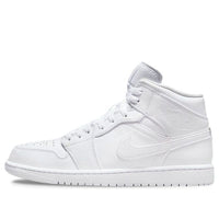 Air Jordan 1 Mid 'Triple White' 2022 554724-136