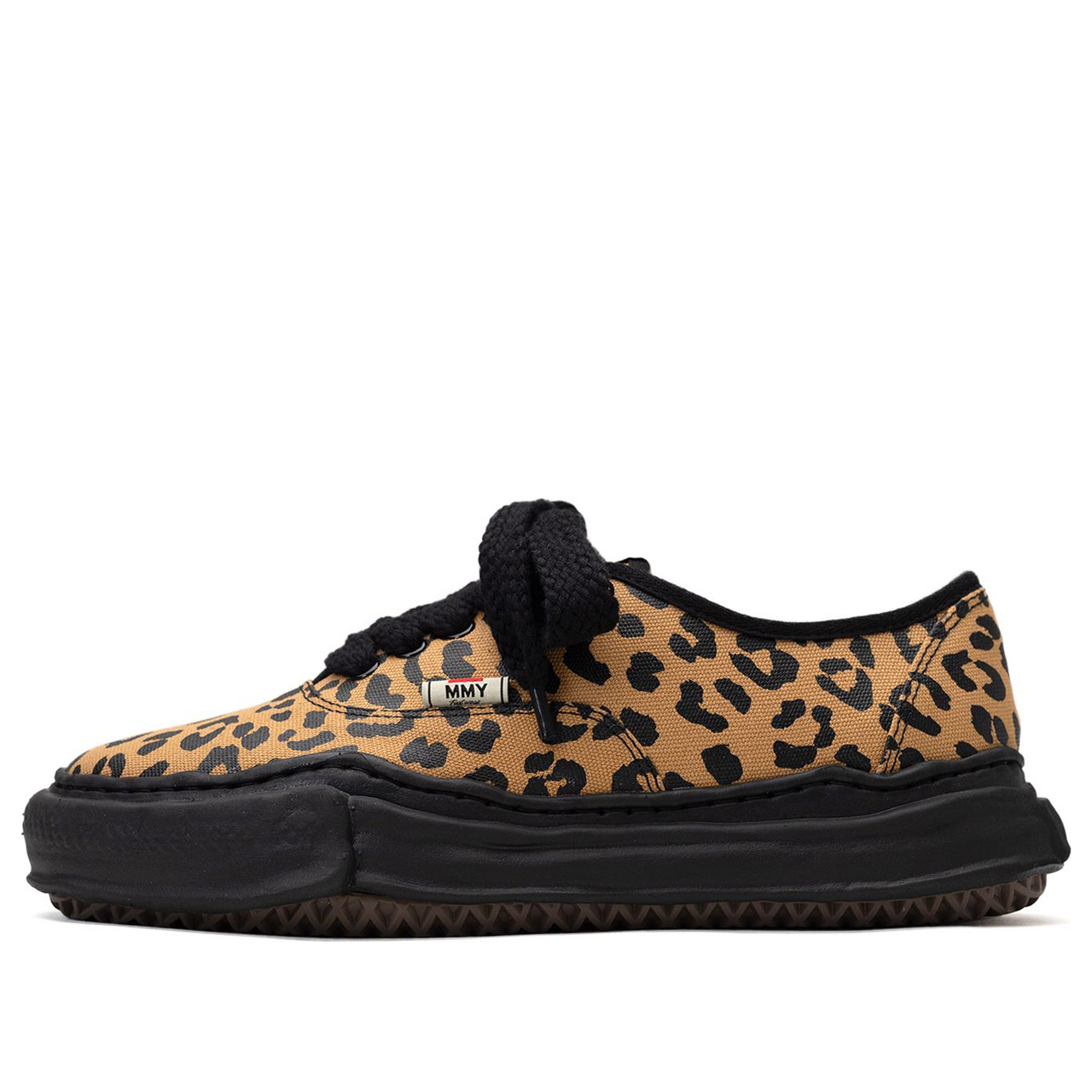 Maison MIHARA YASUHIRO BAKER OG Sole Leopard Canvas Low-top Sneaker 'Brown' A10FW719-BRN