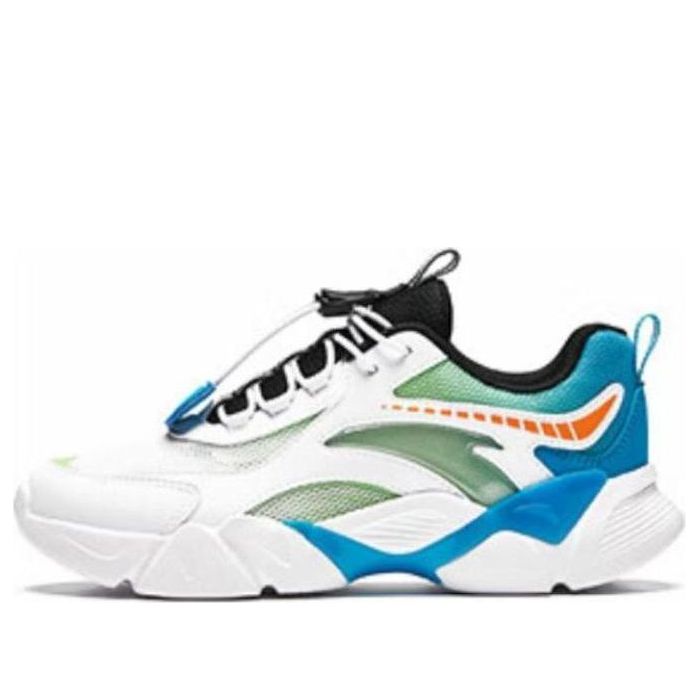 (GS) ANTA Running Series Sneakers 'White Green Blue' A312428805-2