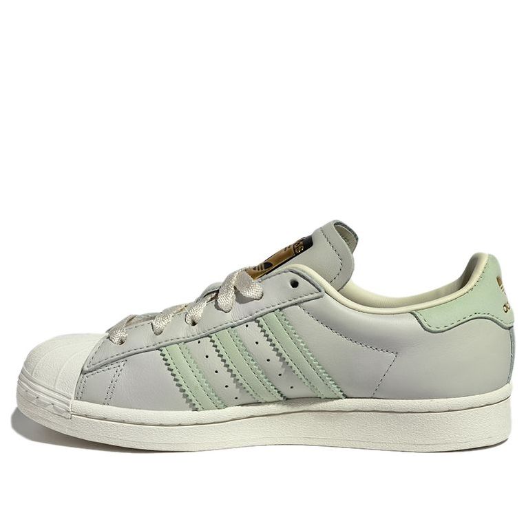 (WMNS) adidas originals Superstar 'Light Green' H00168