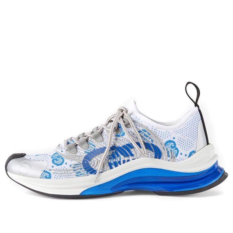 (WMNS) Gucci Run Sneaker 'White Blue' 680903-USN10-8485