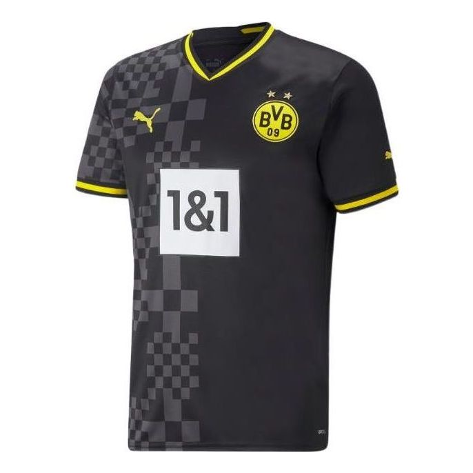 PUMA Borussia Dortmund Away 22/23 Replica Jersey 'Black Yellow White' 765884-02