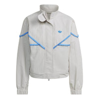 (WMNS) adidas Blue Version Track Top 'White Blue' HK7246