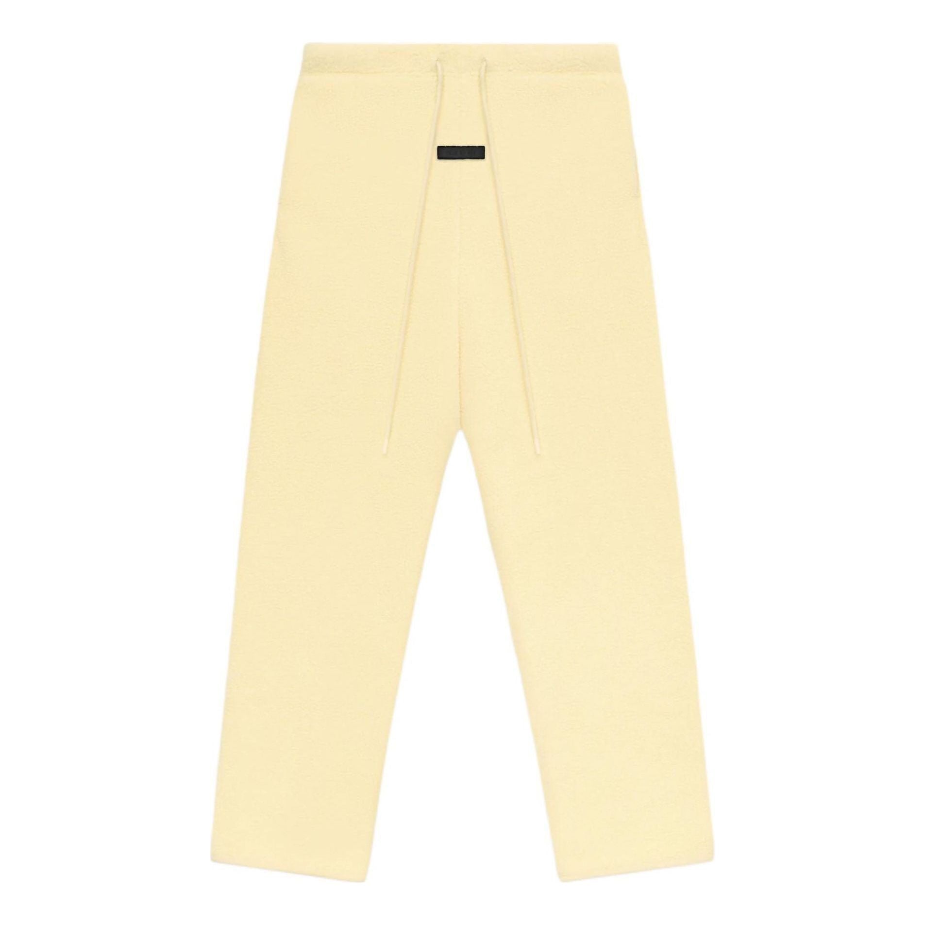 Fear of God Essentials FW23 Polar Fleece Pants 'Garden Yellow' 130SP244251F