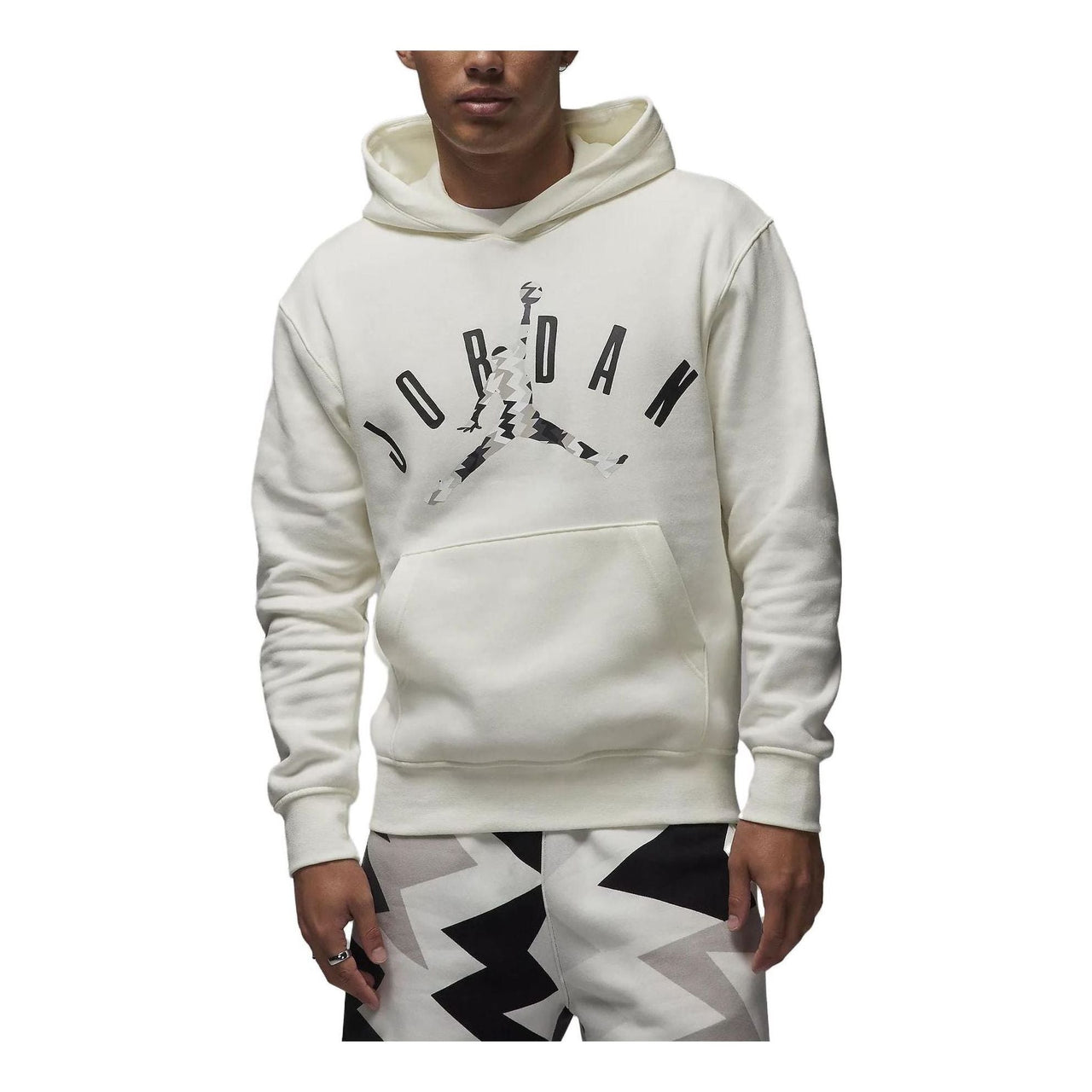 Air Jordan Flight MVP Fleece Pullover Hoodie Asia Sizing 'Sail' FD7416-133
