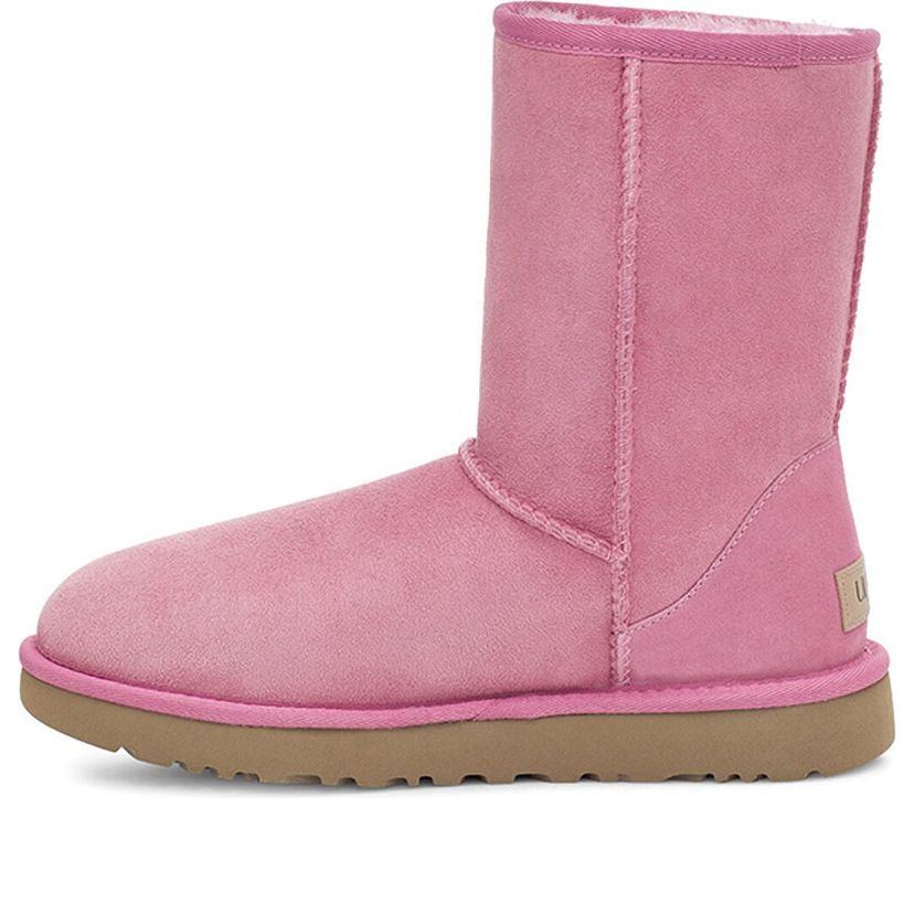 (WMNS) UGG Classic Short II Boot Cozy Stay Warm Pink Red Fleece Lined 1016223-WBRR