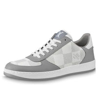 LOUIS VUITTON LV Rivoli Sneakers 'Grey with Plaid' 1A9ZEO