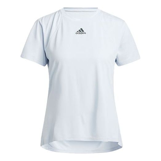 (WMNS) adidas Heatrdy Focus Round-neck Blue H20747
