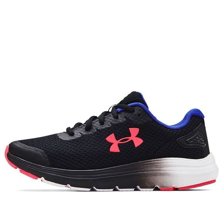 (WMNS) Under Armour Surge 2 'Black bright pink' 3022605-005