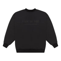 Fear of God Back Logo Crewneck Sweatshirt 'Black' FOG-FW19-64