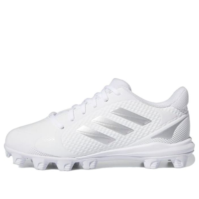 (GS) adidas PureHustle 2.0 MD Cleats 'White' H02348