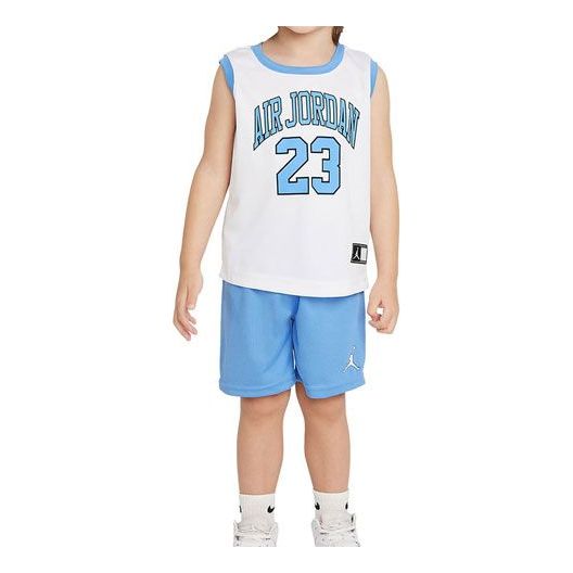 (PS) Air Jordan Jumpman Air T-Shirt and Shorts Set 'Whiteblue' CZ1993-412