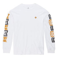 Converse Applique LogoLong-sleeve Tee Men White 10019933-A01