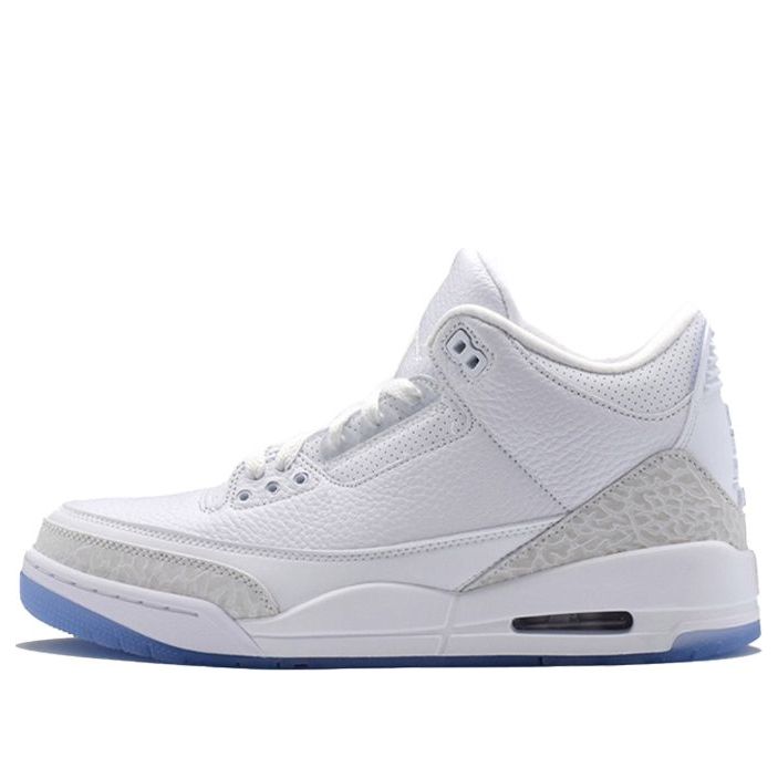 (GS) Air Jordan 3 Retro 'Triple White' 398614-111