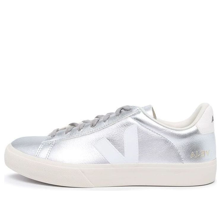 (WMNS) VEJA Campo Chromefree Lace-Up 'Silver White' CP0502684