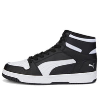 PUMA Rebound Layup High Top Sneakers 'Black White' 386438-01