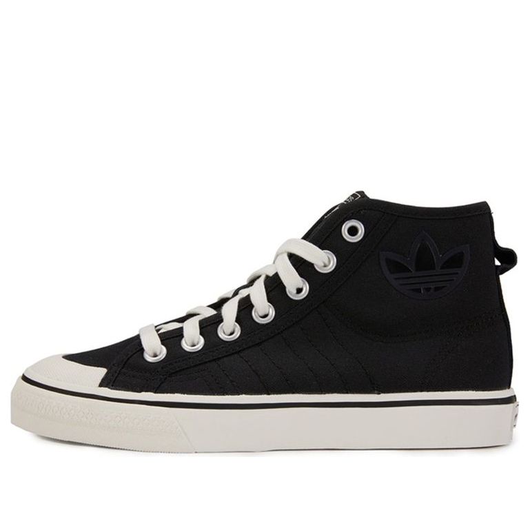 (WMNS) adidas Nizza Hi 'Black White' GV7121