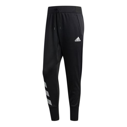 adidas Act Side Stripe Printing Sports Long Pants Black DW7326