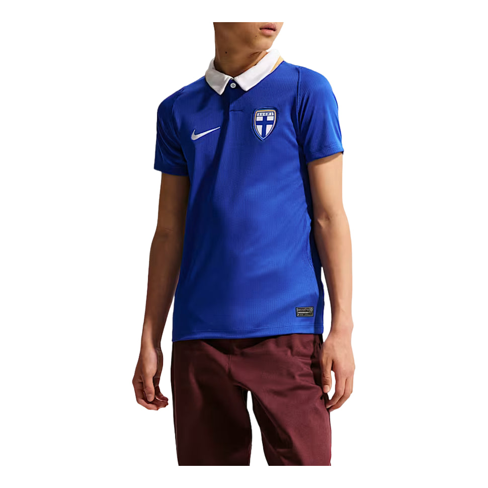 (GS) Nike Finland 2026 Stadium Away Dri-FIT Soccer Replica Jersey 'Hyper Blue White' IO4567-413