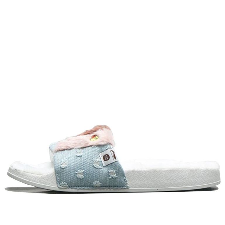 Li-Ning x LINE FRIENDS Slides 'White Blue' AGAQ031-1