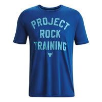 Under Armour Project Rock Training T-Shirt 'Blue Aqua' 1376891-471