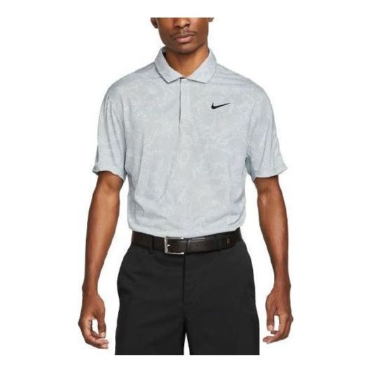 Nike Tiger Woods Dri-FIT ADV Contour Print Polo Shirt 'Grey' DX6092-077