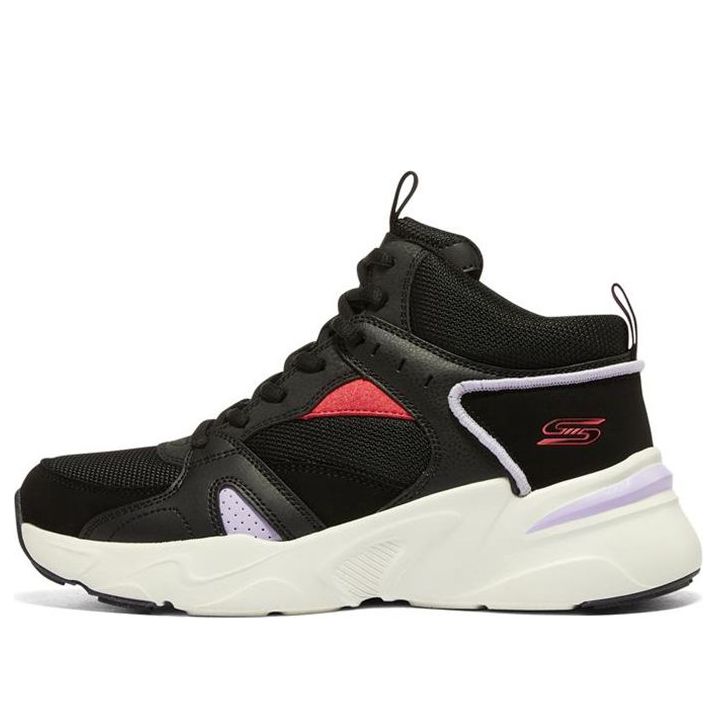 (WMNS) Skechers Bobs Bamina 'Black' 117048-BKMT