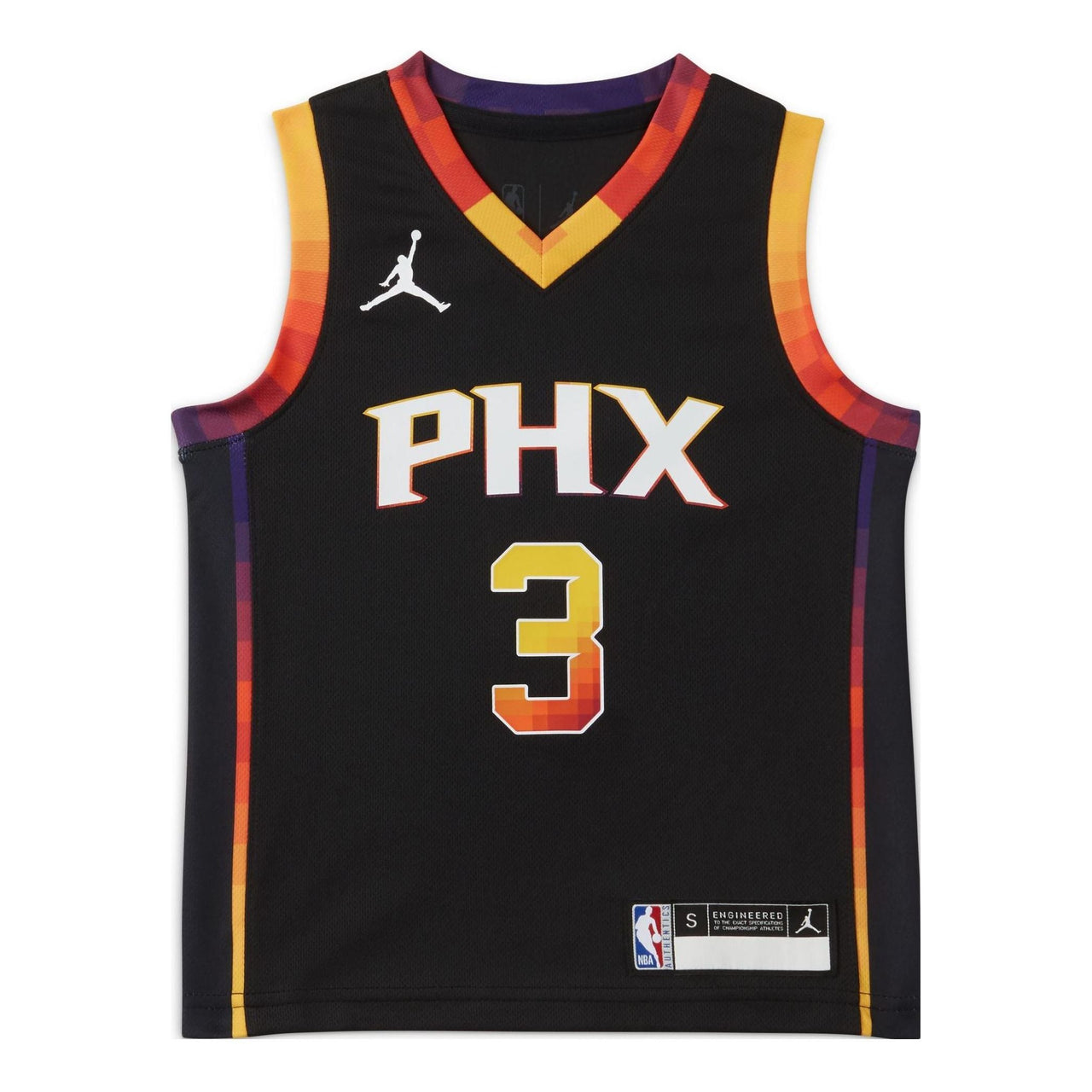 (GS) Air Jordan Phoenix Suns Devin Booker jersey 'Black' FJ4871-010