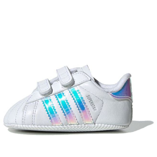 (TD) adidas originals Superstar Crib 'White Silver' BD8000