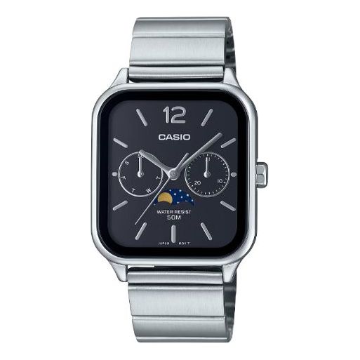 CASIO Analog 'Silver Black' MTP-M305D-1AV