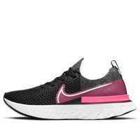 (WMNS) Nike React Infinity Run Flyknit 'Black Pink Blast' CD4372-009
