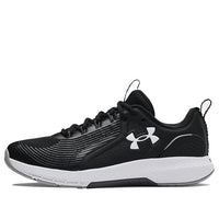 Under Armour Charged Commit 3 4E Wide 'Black White' 3023704-001