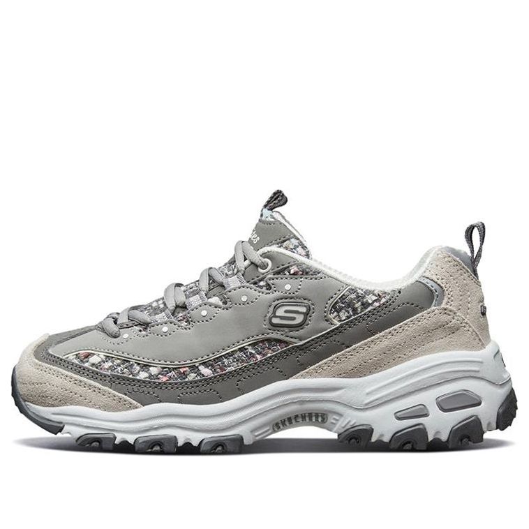 (WMNS) Skechers D'Lites 'Grey Beige' 9999196-CHAR
