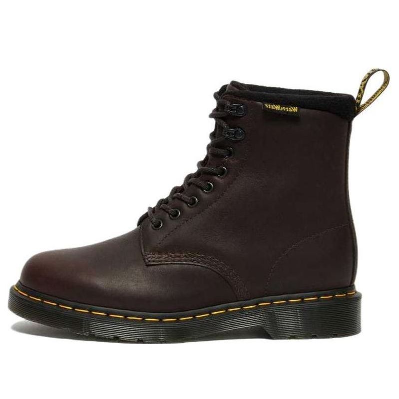 Dr. Martens 1460 Pascal Warmwair Leather Lace Up Boots 'Dark Brown' 27816201